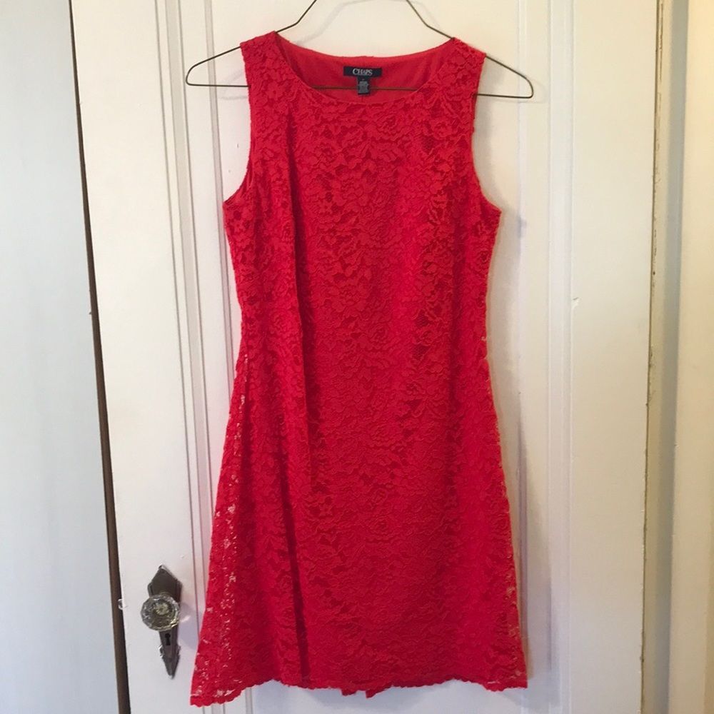 Red Lace Minidress
